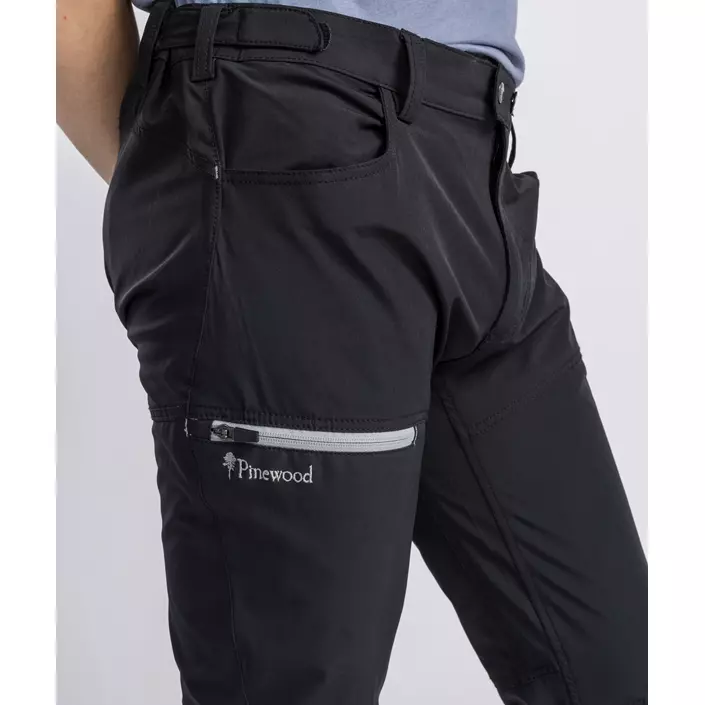 Pinewood Finnveden Trail stretch bukser, Sort, large image number 8