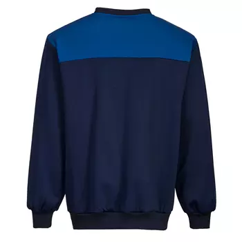 Portwest PW2 sweatshirt, Marinblå/Kungsblå