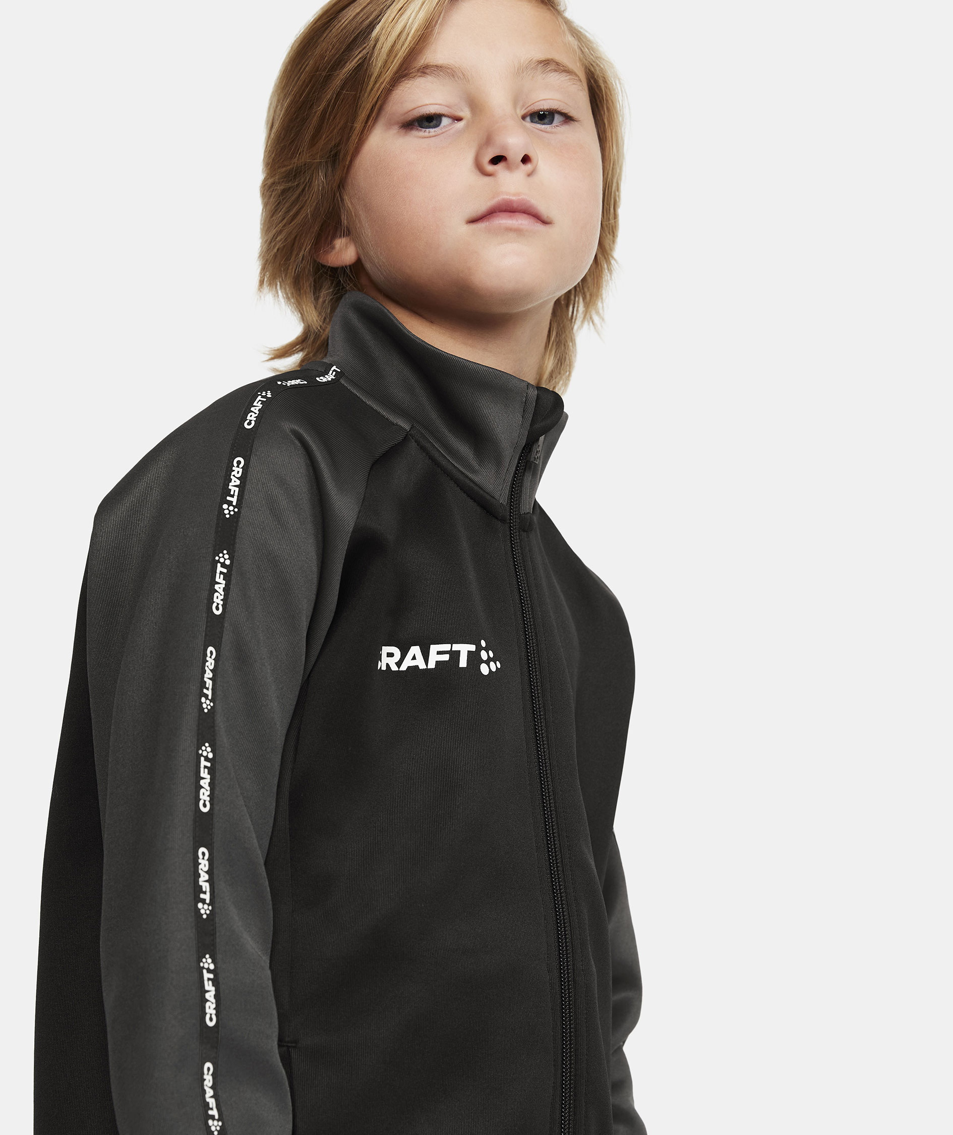 Craft Squad 2.0 cardigan till barn, Black/Granite, large image number 3