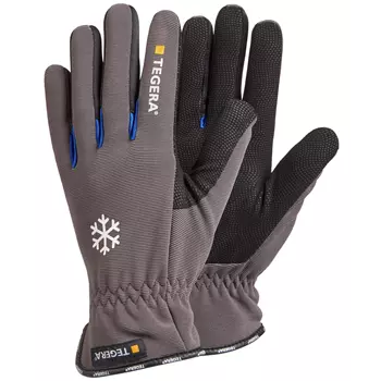 Tegera 417 winter work gloves, Black/Grey/Blue