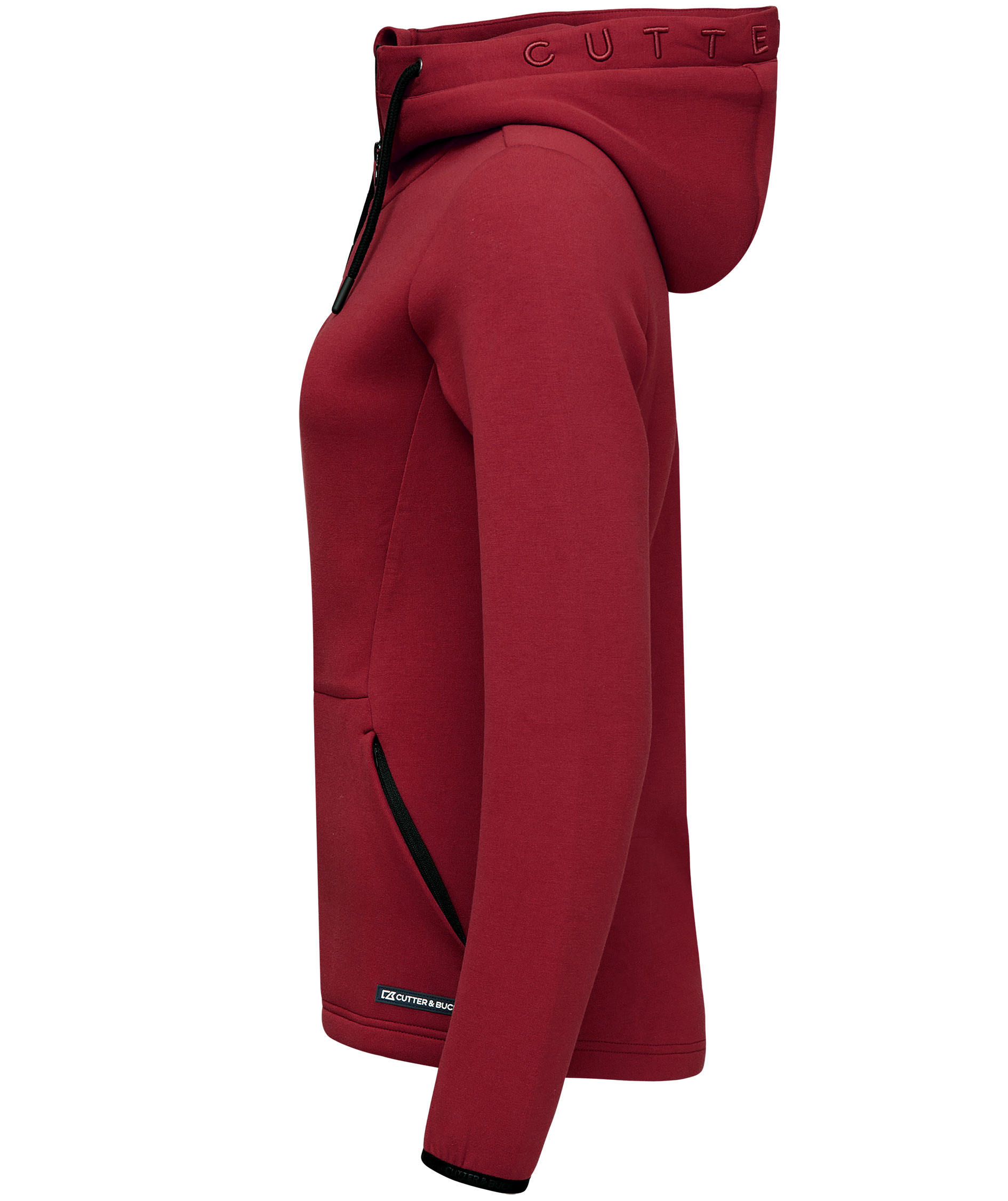 Cutter & Buck Pemberton women's hoodie, Burgundy, large image number 3