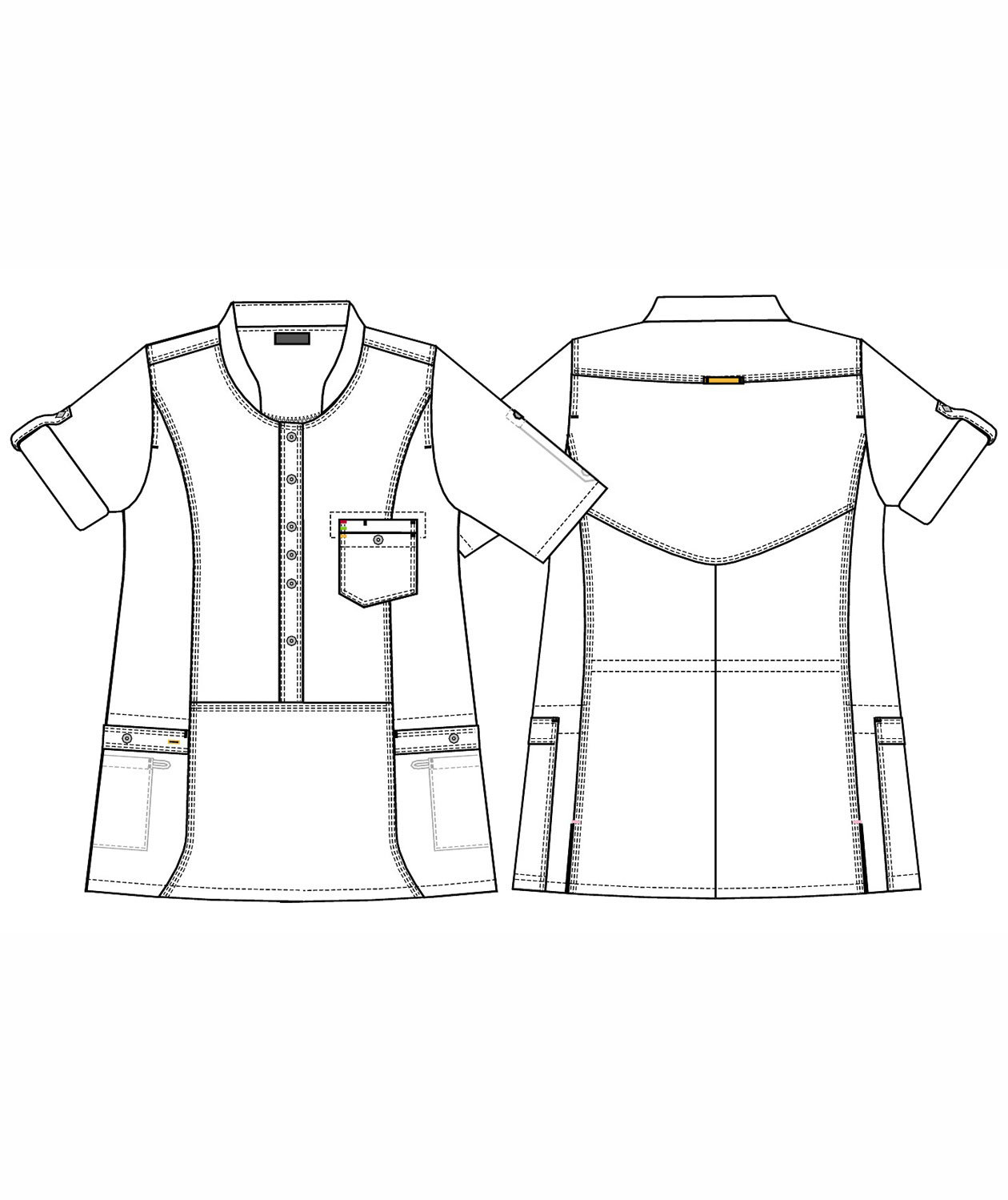 Kentaur women's smock, Grey, large image number 3