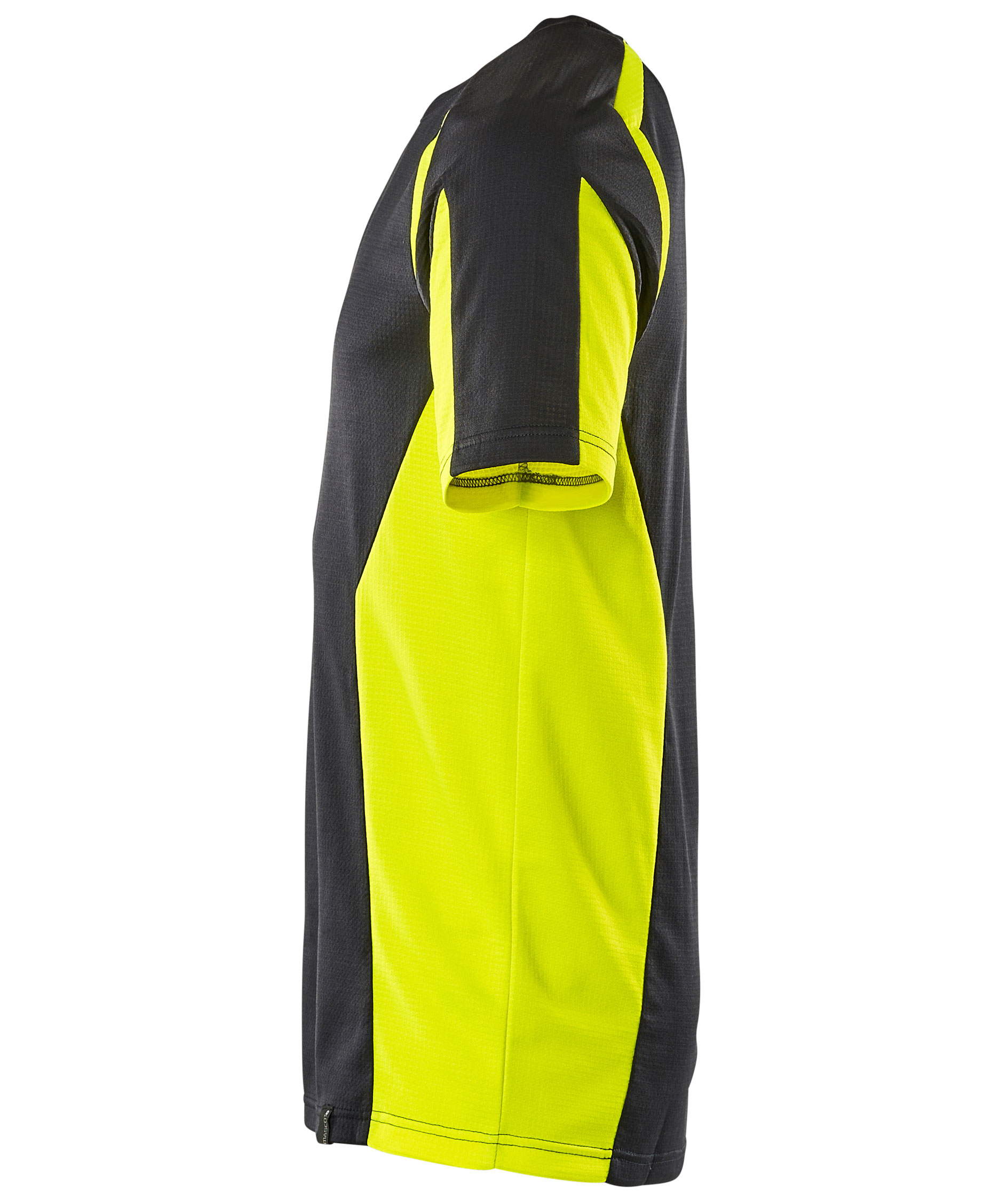 Mascot Accelerate Safe T-shirt, Black/Hi-Vis Yellow, large image number 3