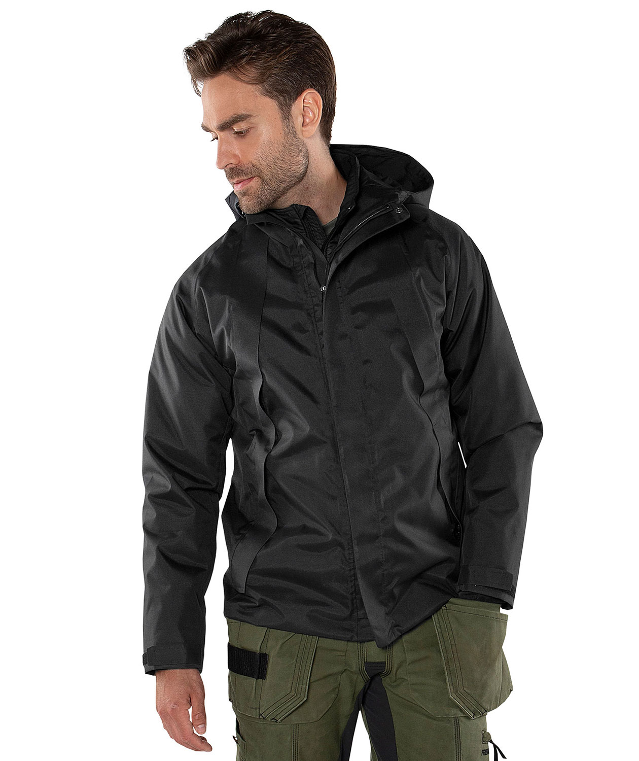 Fristads shell jacket 4922 GRS, Black, large image number 1