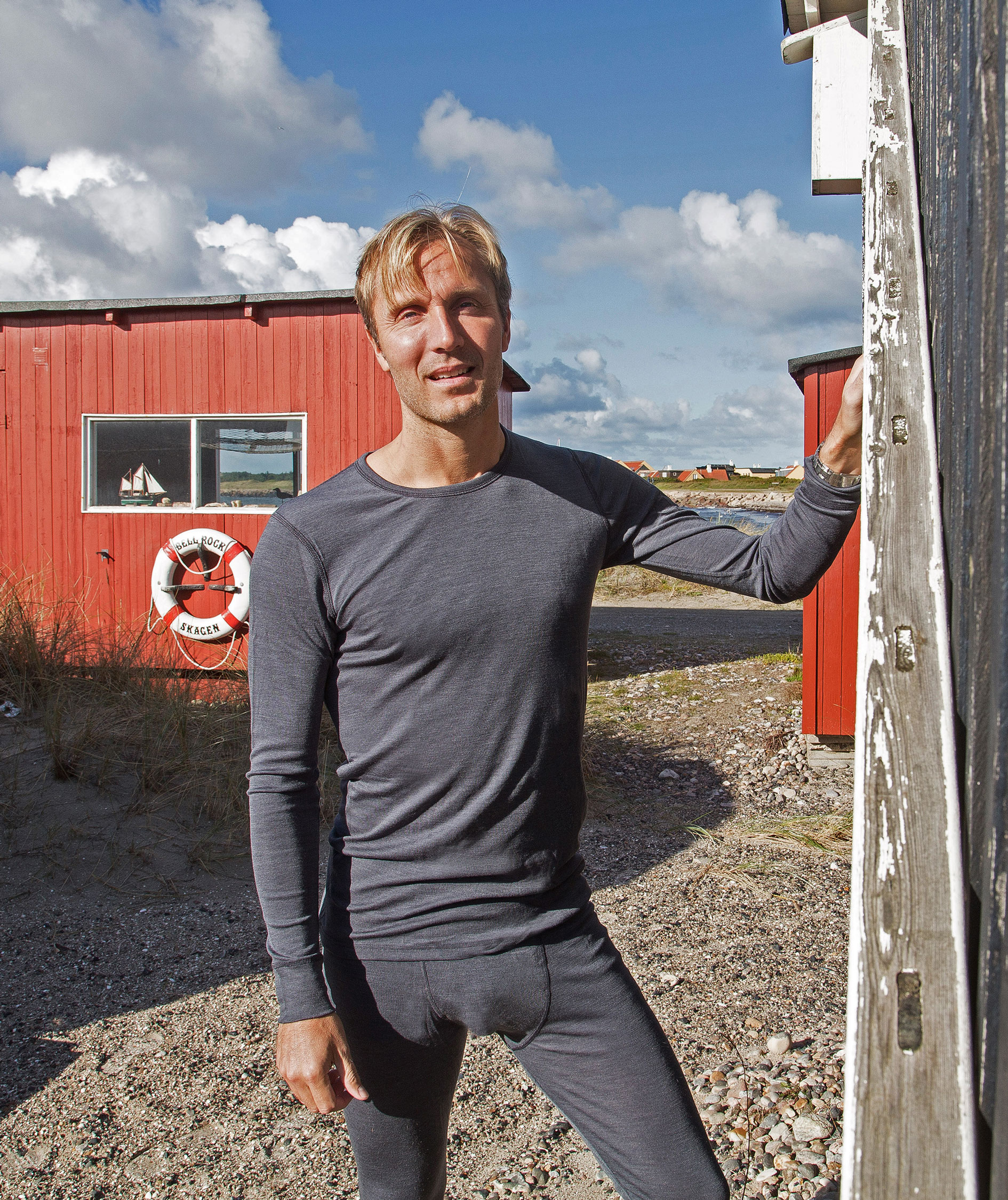 Joha Johansen Kenn lang&auml;rmliges Unterhemd, Dunkelgrau