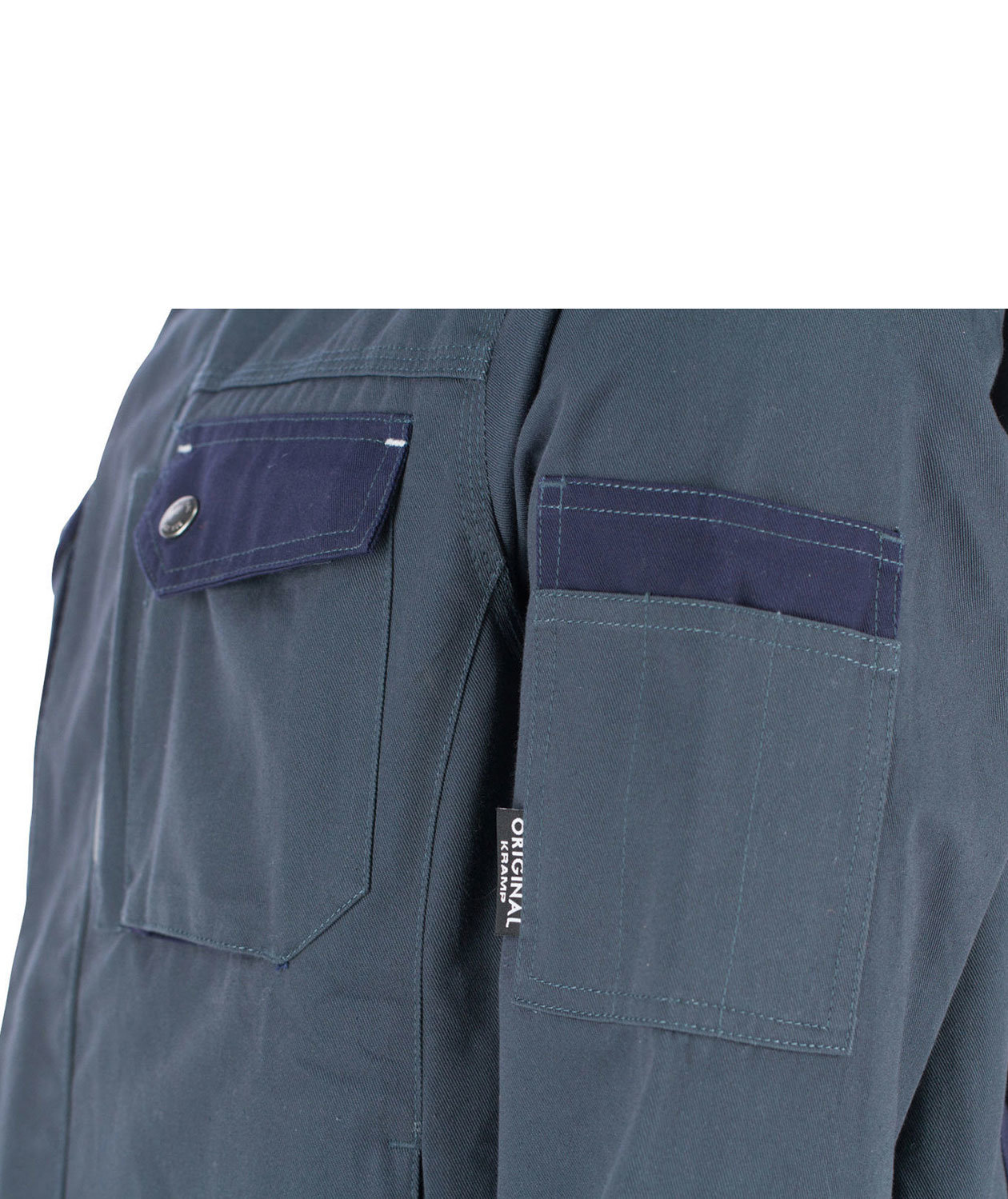 Kramp Original arbetsjacka, Gr&ouml;n/Marinbl&aring;, large image number 2