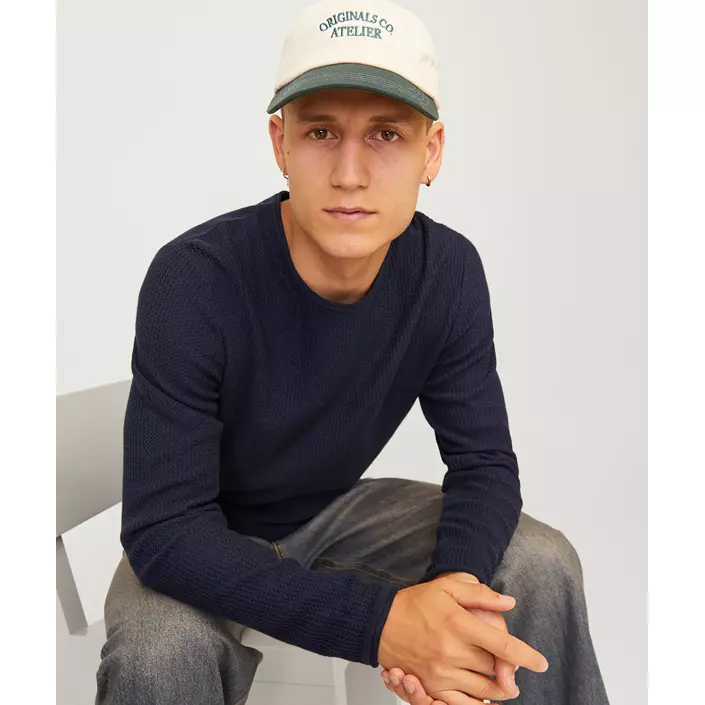 Jack & Jones JJECOOPER striktrøje, Mood Indigo, large image number 5