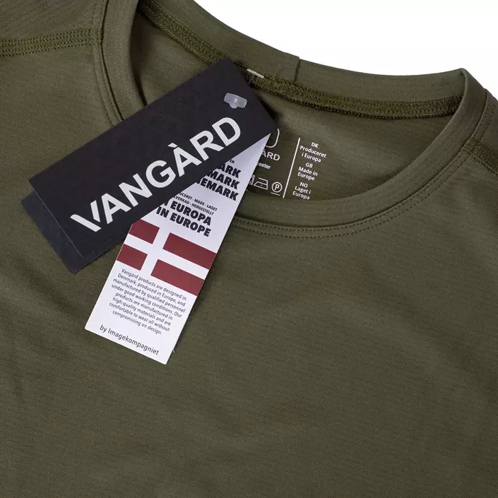 Vangàrd running T-shirt, Dark olive , large image number 2