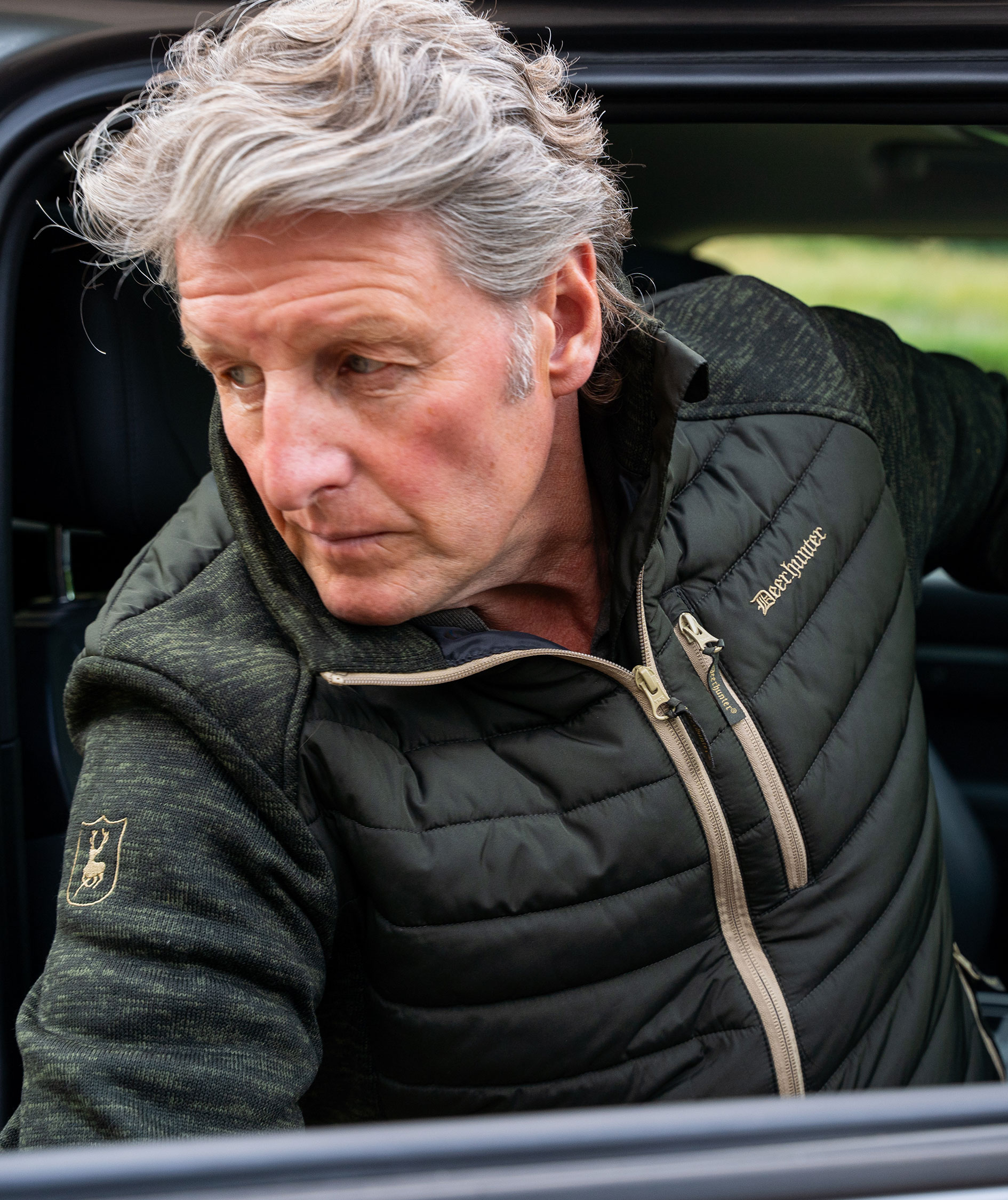 Deerhunter Moor Steppjacke mit Strick, Forest Ember, large image number 3