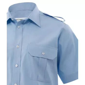 Kümmel Howard Classic fit kortärmad pilotskjorta, Ljusblå