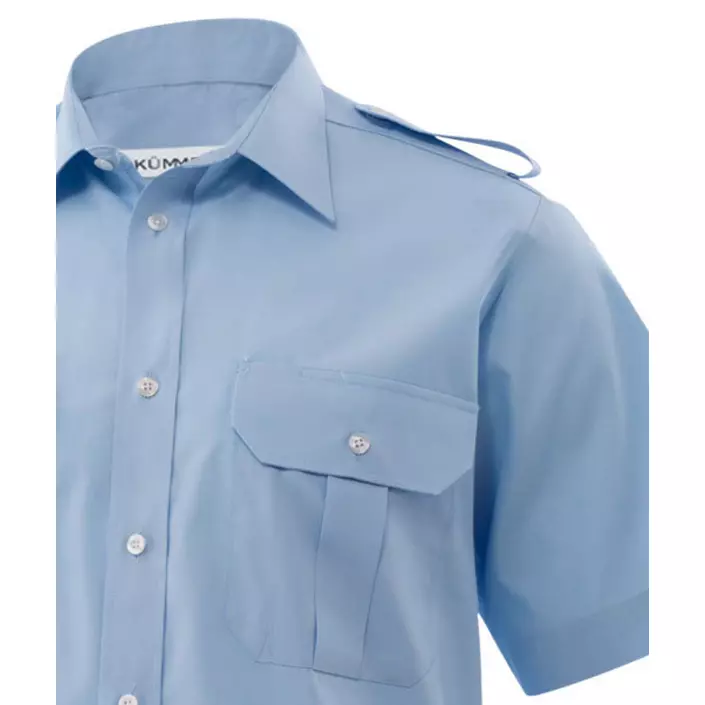 Kümmel Howard Classic fit kortermet pilotskjorte, Lys Blå, large image number 1