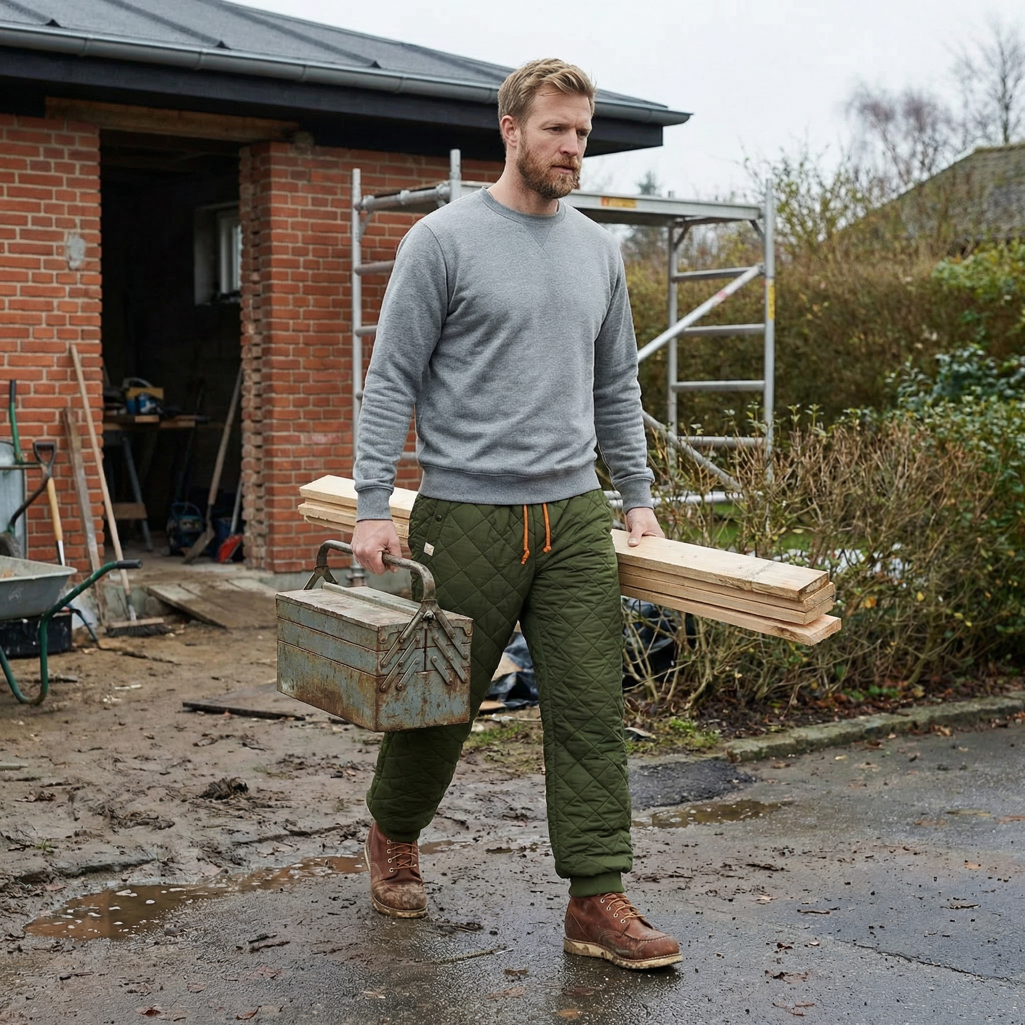 Ocean Outdoor termobukser, Olive