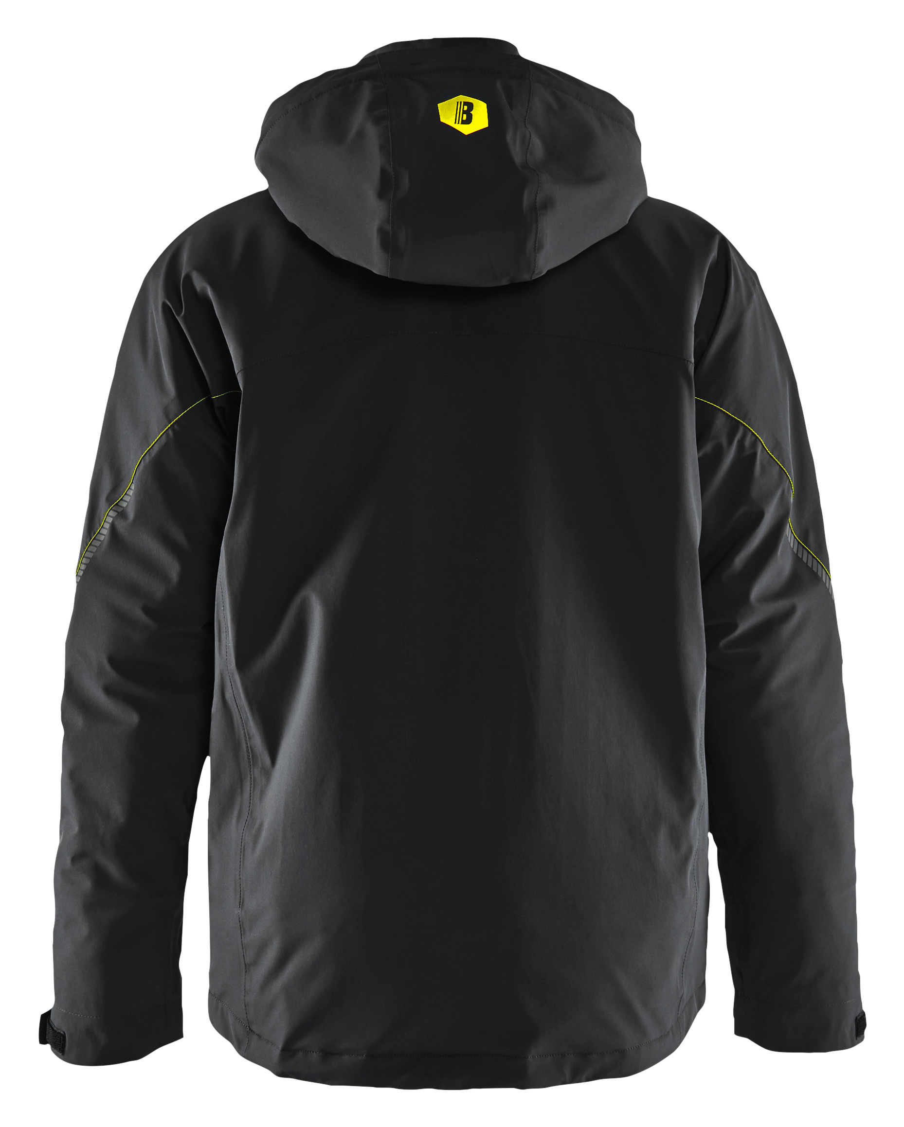 Bl&aring;kl&auml;der winter jacket full stretch, Black/Hi-Vis Yellow