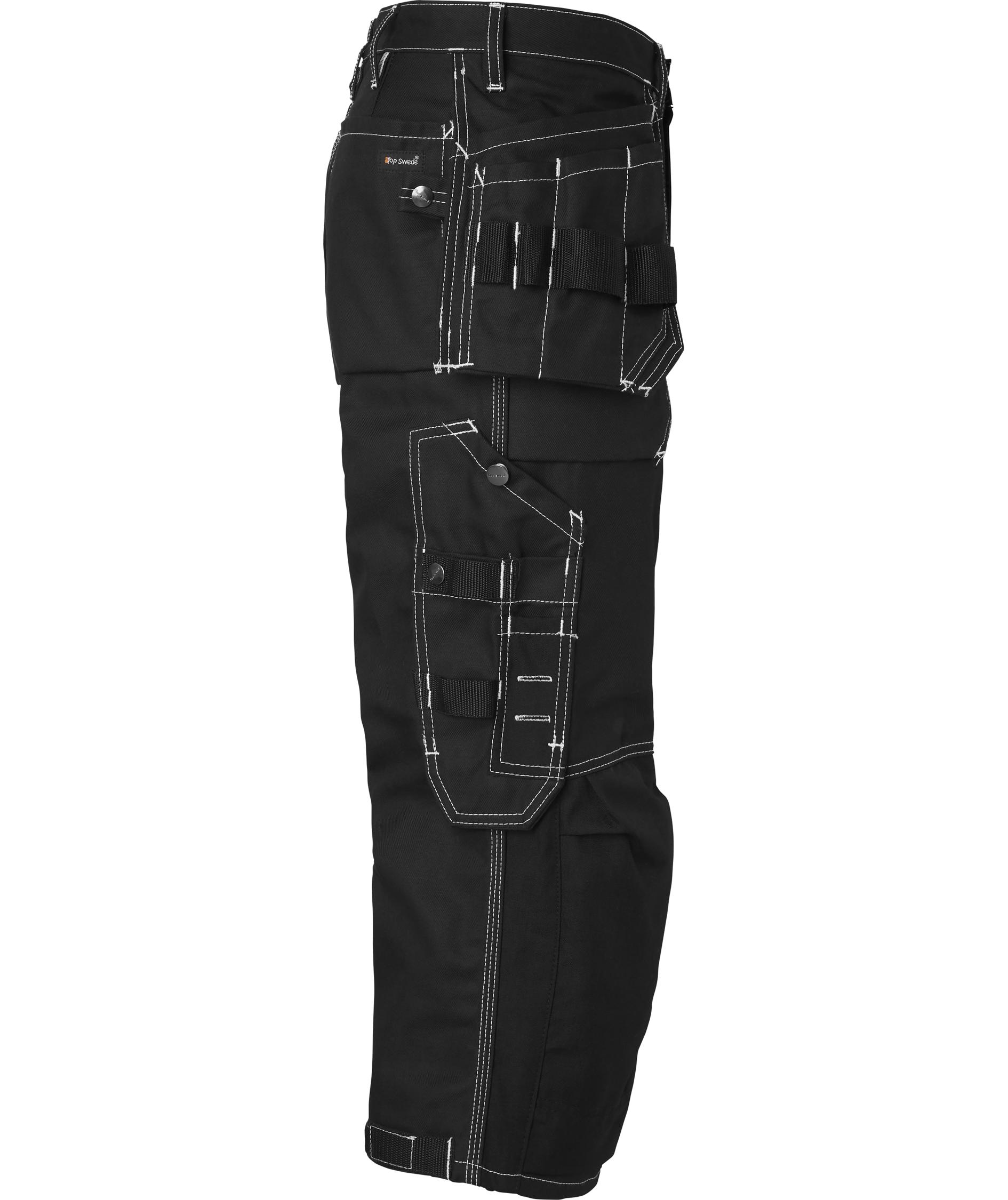 Top Swede h&aring;ndverksknickers 233, Svart, large image number 2