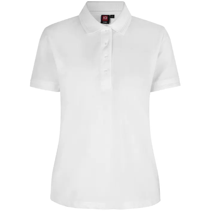 ID Klassisk dame Polo T-shirt, Hvid, large image number 0