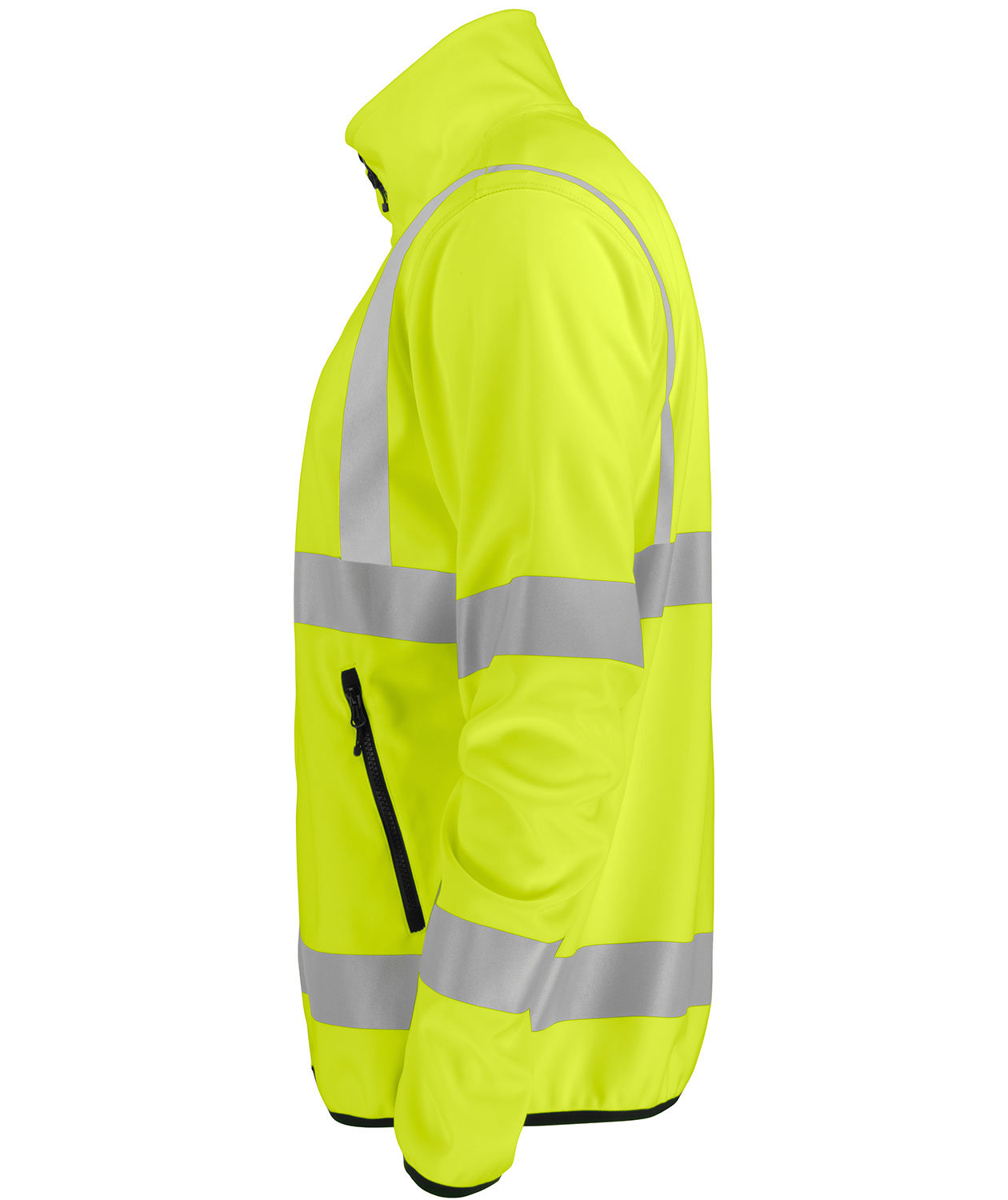 ProJob softshell jacket 6105, Hi-vis Yellow/Black, large image number 2