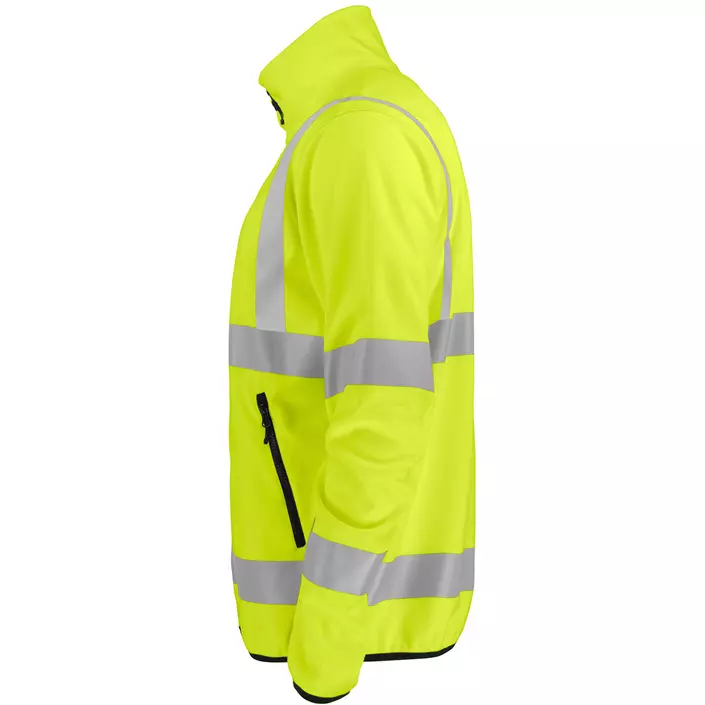 ProJob softshell jacket 6105, Hi-vis Yellow/Black, large image number 2