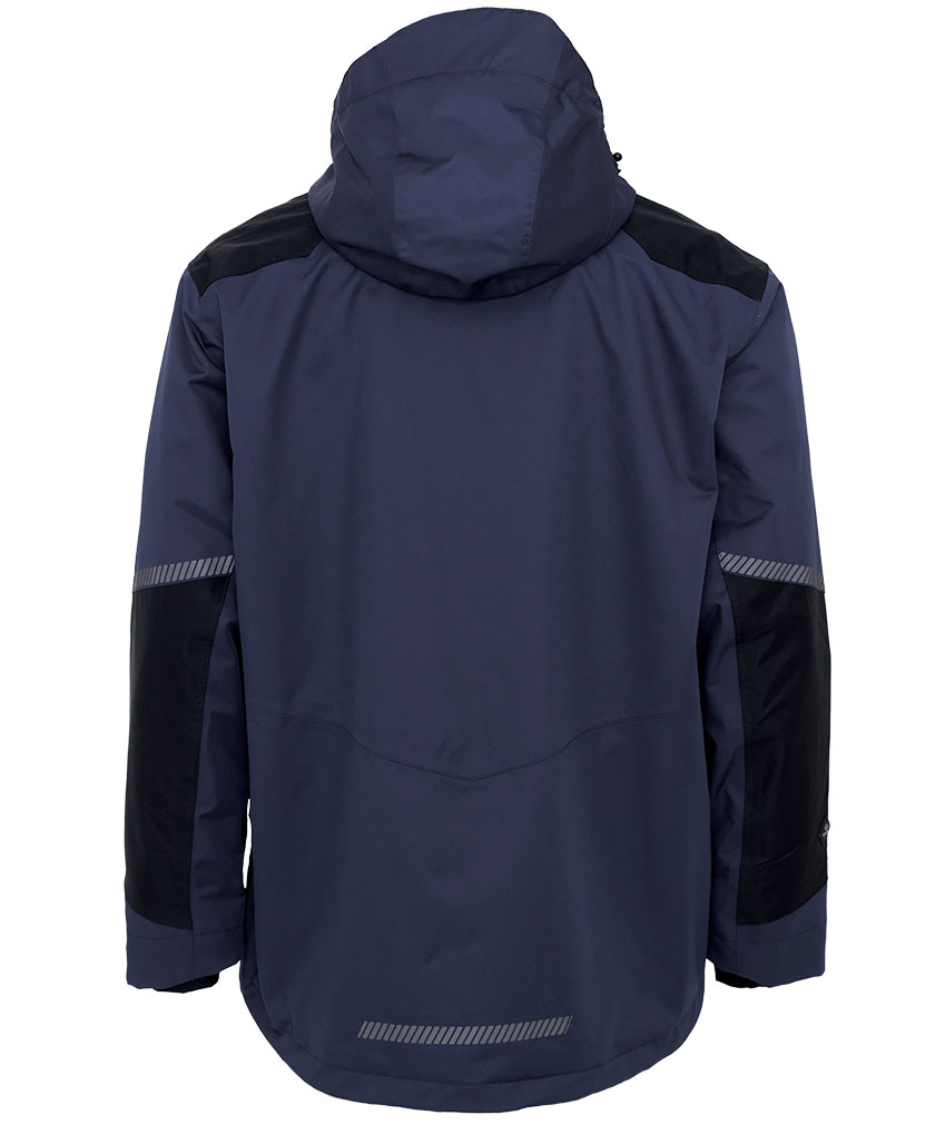 ELKA Working Xtreme Recycled skaljakke, Marine/Sort, large image number 2