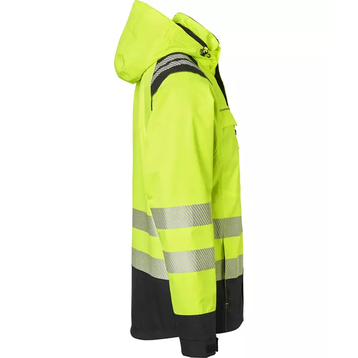 Top Swede shell jacket 130, Hi-vis Yellow/Black, large image number 2