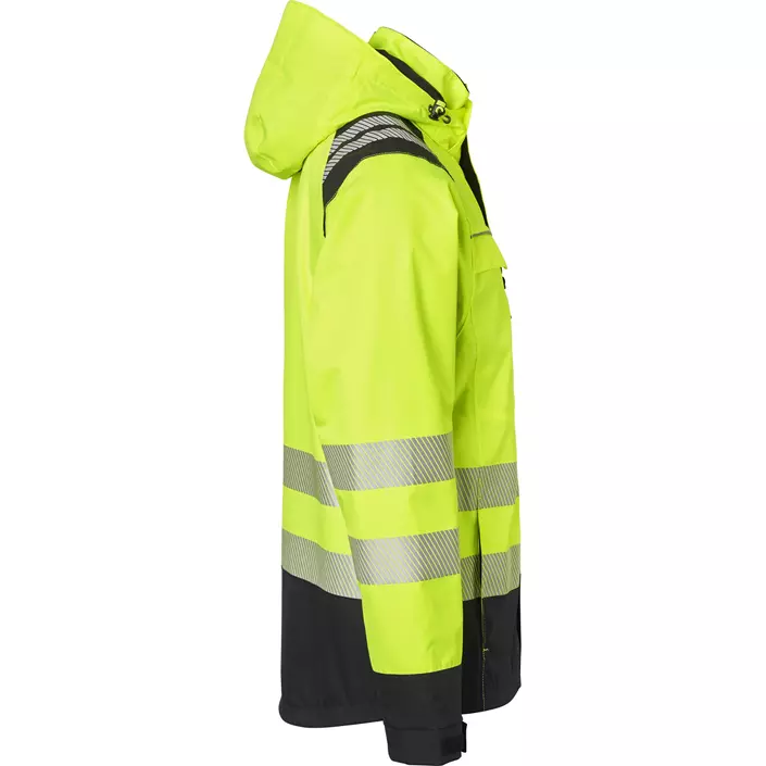 Top Swede shell jacket 130, Hi-vis Yellow/Black, large image number 2