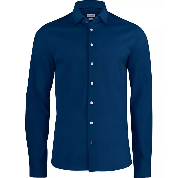 J. Harvest & Frost Indigo Bow 34 slim fit skjorte, Navy, large image number 0