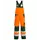 Engel work bib and brace trousers, Hi-vis Orange/Green, Hi-vis Orange/Green, swatch