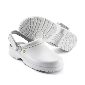 Sika Fusion clogs with heel strap OB, White