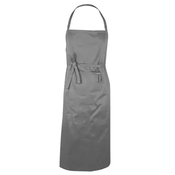 Momenti Prato bib apron with pockets, Grey