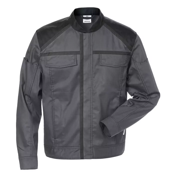 Fristads work jacket 4555, Grey/Black, large image number 0