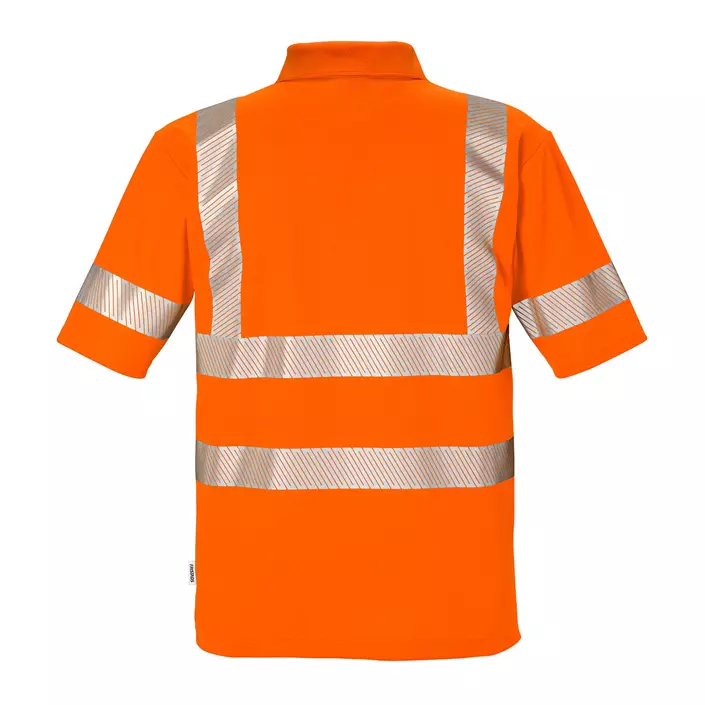 Fristads polo T-skjorte 7406, Hi-vis Orange, large image number 1