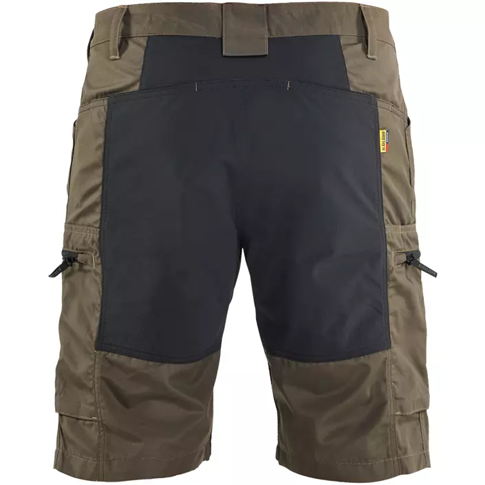 Blåkläder Unite arbetsshorts, Olivgrön/Svart, large image number 1