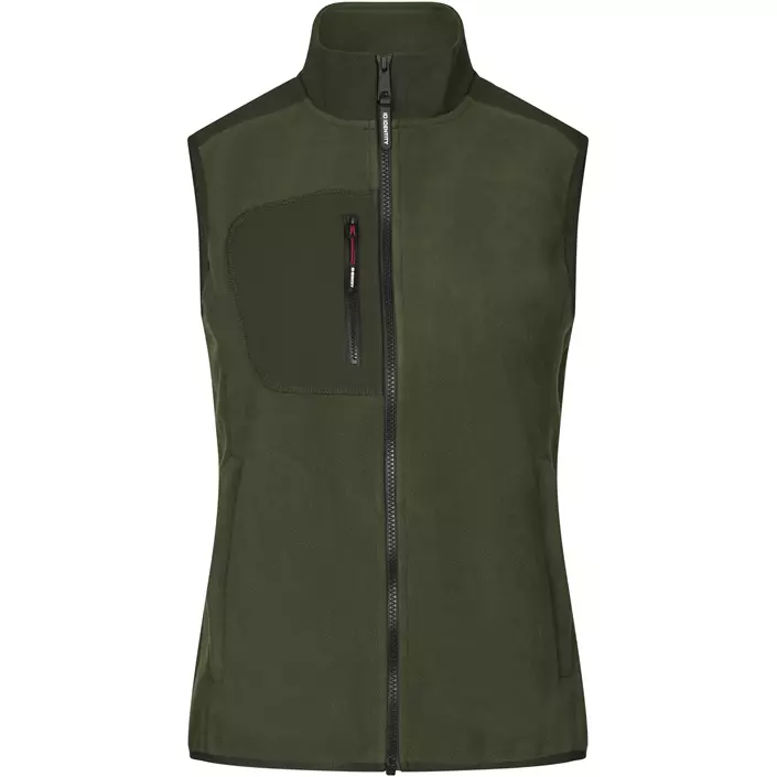 ID Women's Fleece vest, Olive, large image number 0