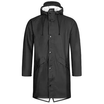 Lyngsøe PU raincoat fashion, Black