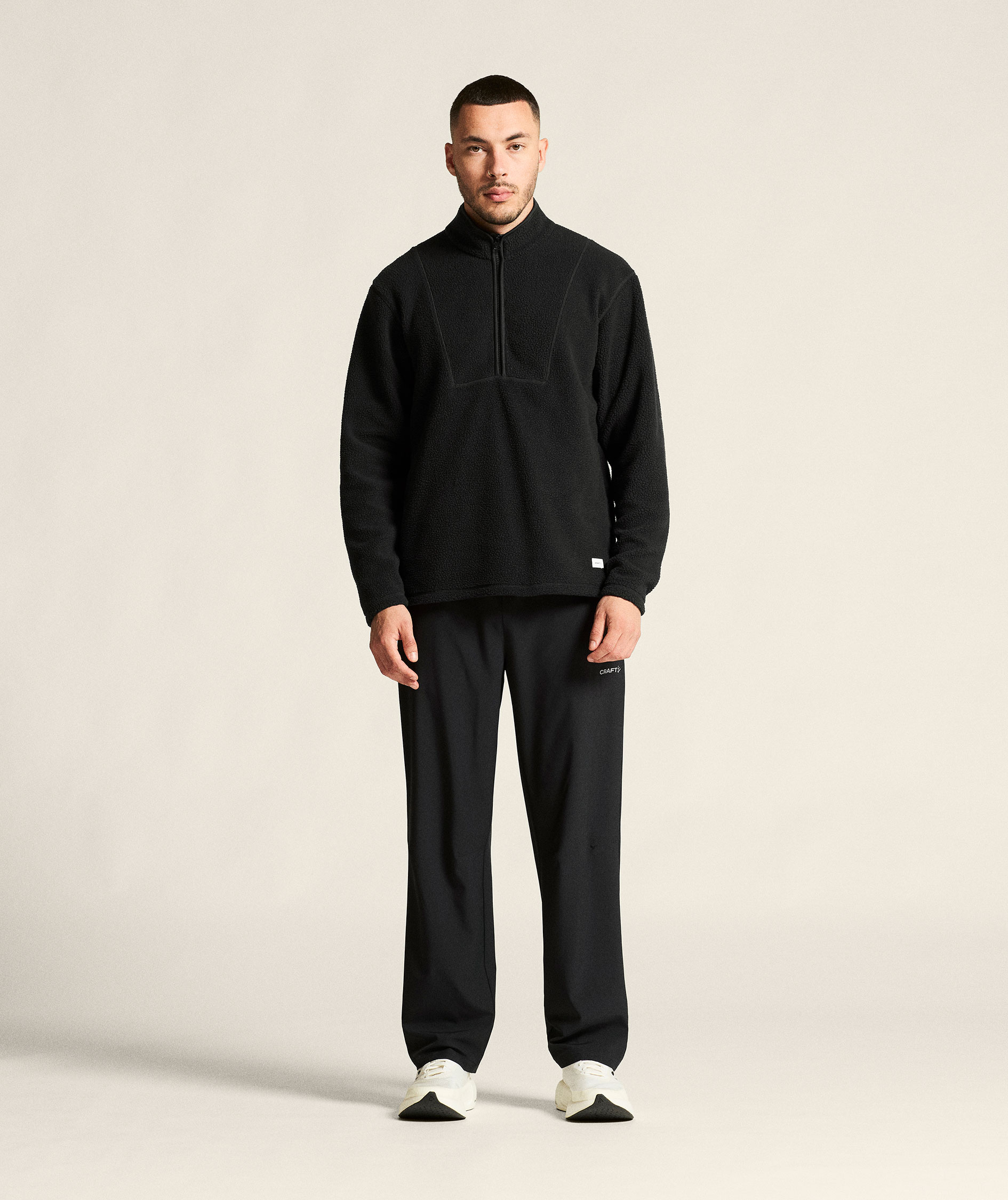 Craft Join Halfzip Faserpelz Pullover, Black, large image number 8