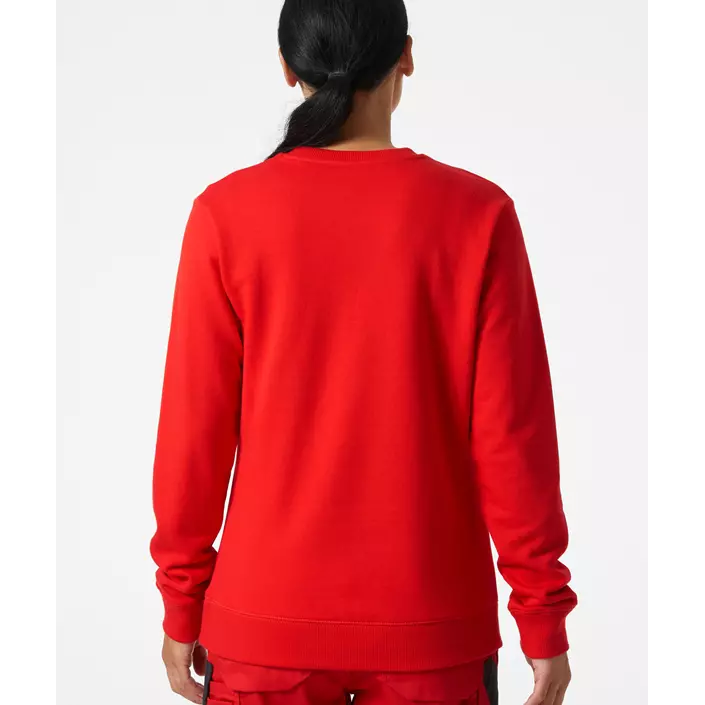 Helly Hansen Classic dame sweatshirt, Alert red, large image number 3