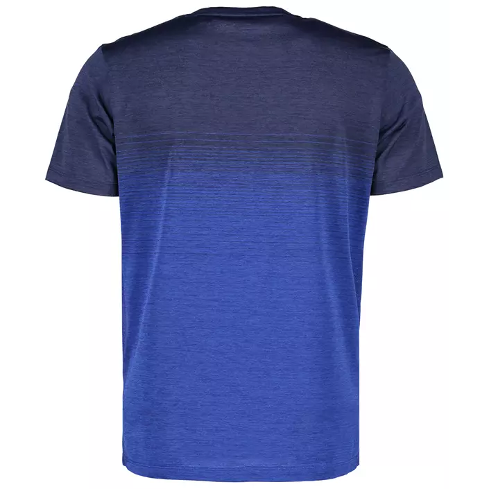 GEYSER seamless stribet T-shirt, Navy melange, large image number 2