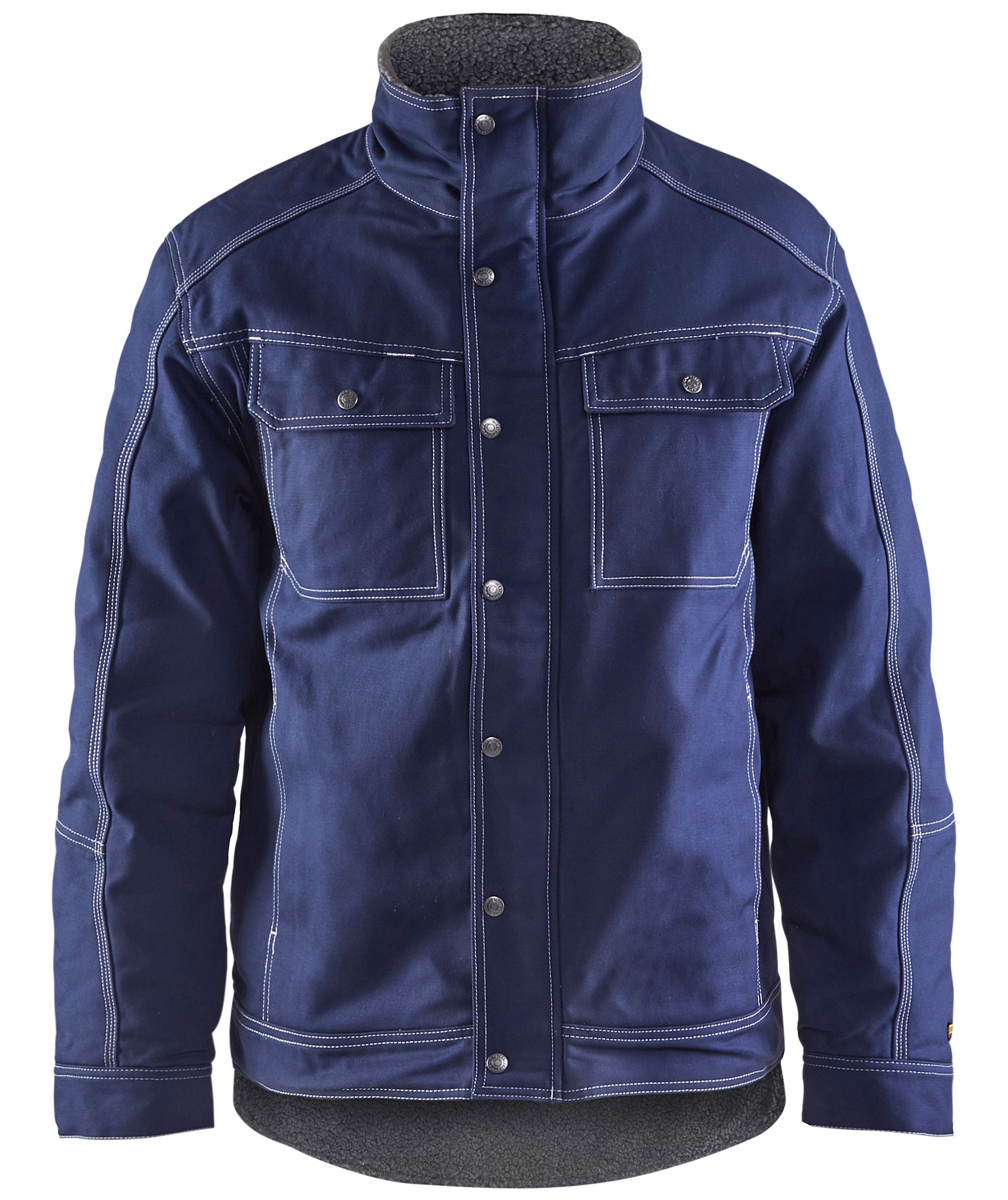 Bl&aring;kl&auml;der vinterjacka