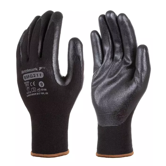 Benchmark BMG211 work gloves, Black, large image number 0