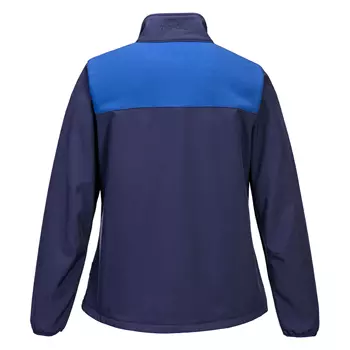 Portwest PW2 women's softshell jacket, Marine/Royal Blue