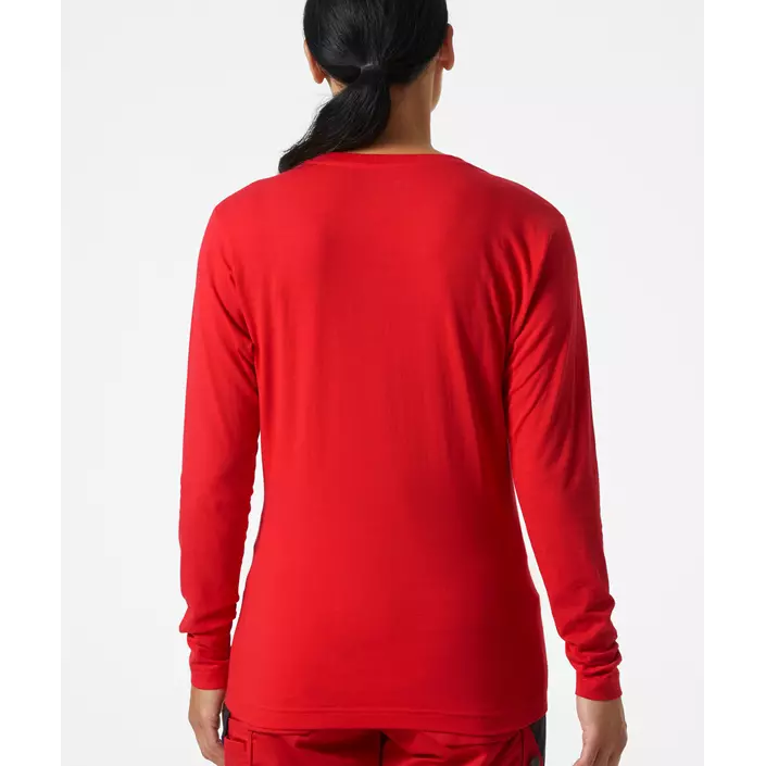 Helly Hansen Classic long-sleeved women's T-shirt, Alert red, large image number 3