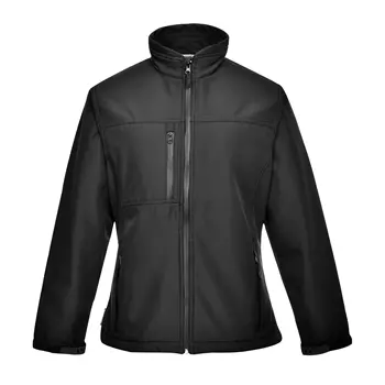 Portwest Charlotte women's softshell jacket, Black