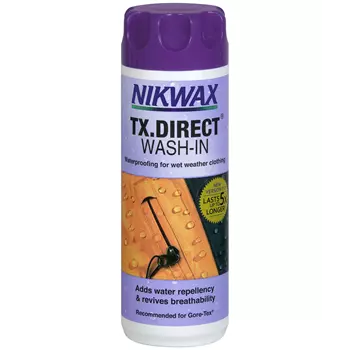Nikwax TX.Direct impregneringsvaskemiddel til membraner 300 ml, Transparent