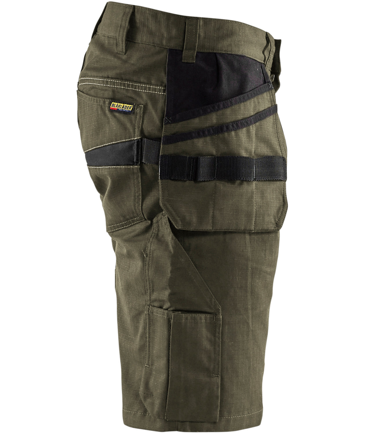 Bl&aring;kl&auml;der Unite craftsman shorts, Olive Green/Black, large image number 2
