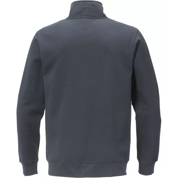 Fristads Acode Sweatshirt mit Reißverschluss, Dunkelgrau, large image number 1