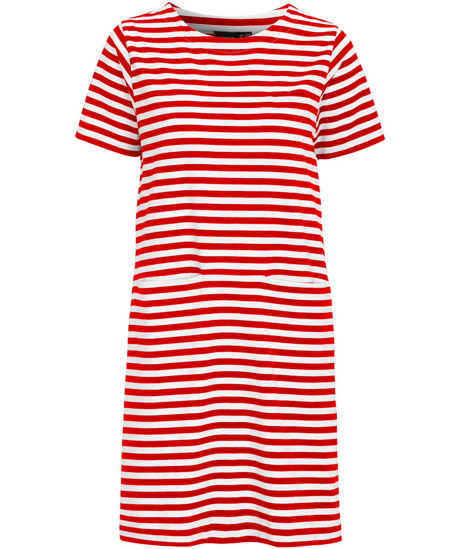 Hejco Melissa dress, White/red striped