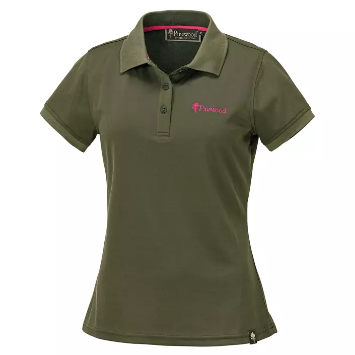 Pinewood  Ramsey dame polo T-shirt, Grøn, large image number 0