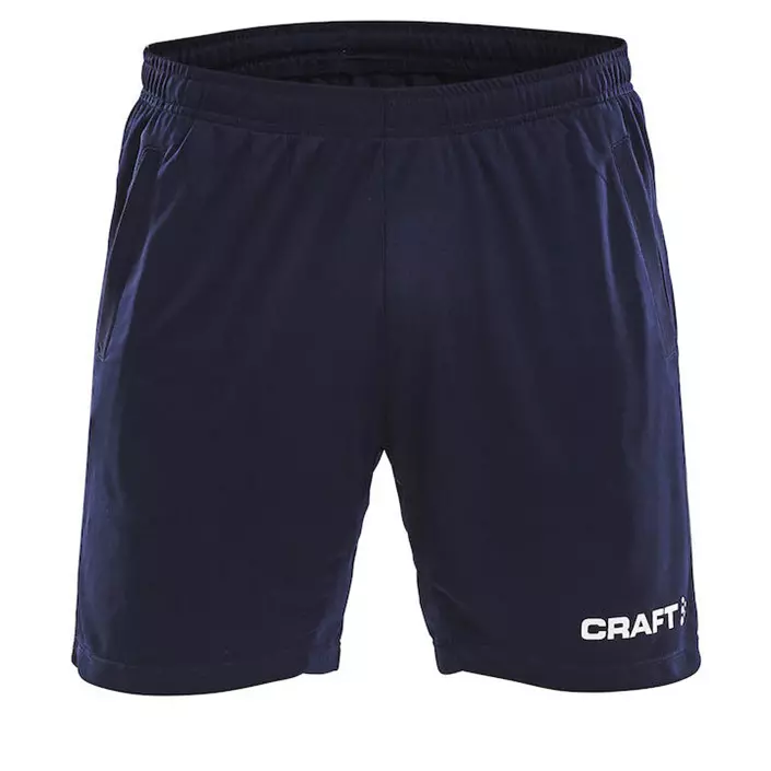 Craft Progress practise shorts, Navy/White, large image number 0