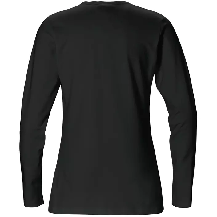 Fristads Acode long-sleeved women's basic T-shirt, Black, large image number 1
