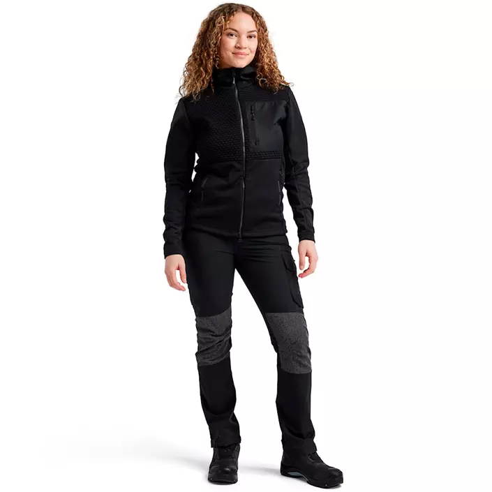 Blåkläder Damen Hoodie mit Reißverschluss, Schwarz, large image number 1
