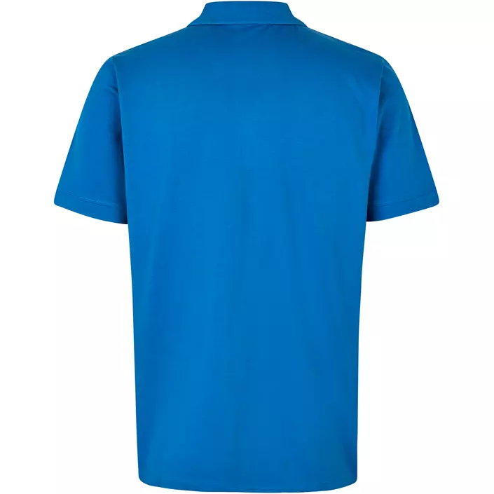 ID økologisk polo T-shirt, Azur, large image number 1